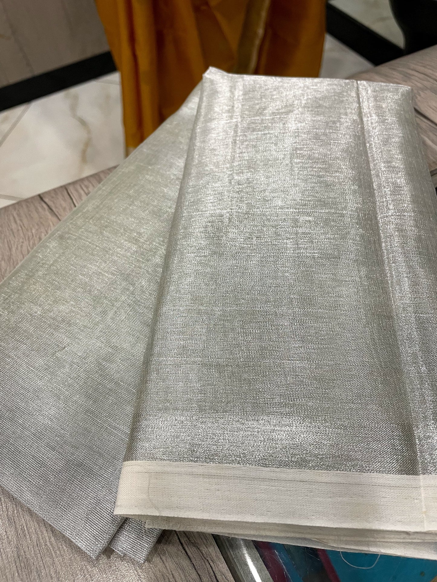 SP24A171 Blue Silver Pure Handloom Uppada Silk Saree