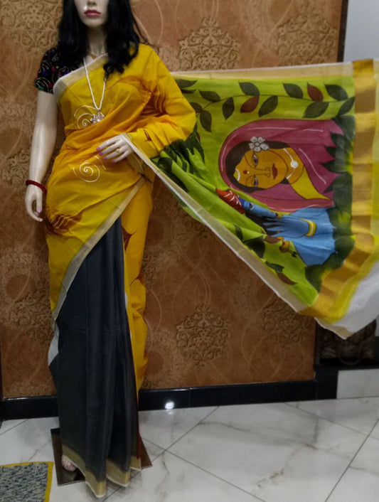 pj-hand-painted-kerala-cotton-saree-kcadi096