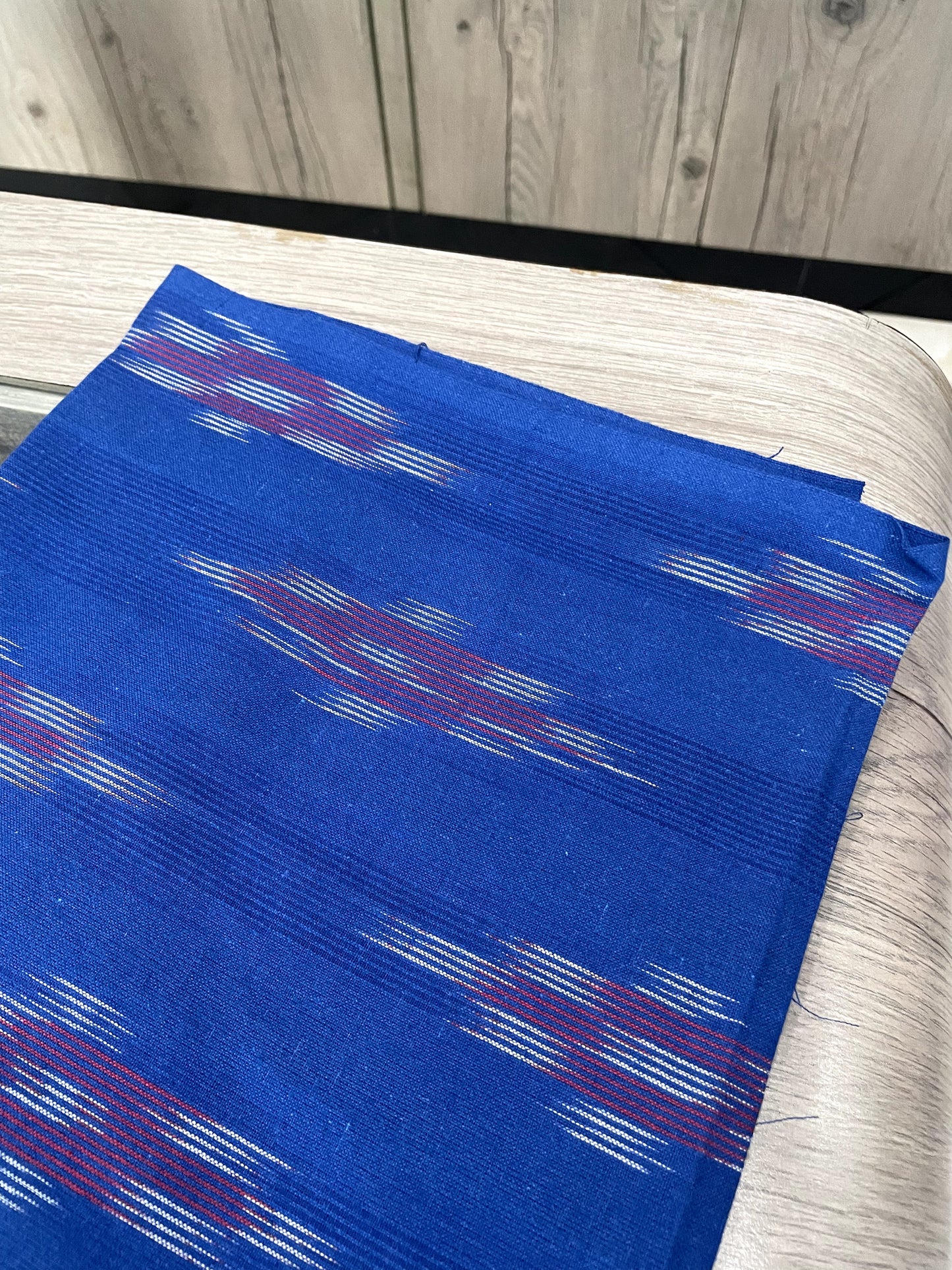 JA25A007 Rose Blue Handloom Pochampally Ikkat Mercerized Cotton Saree