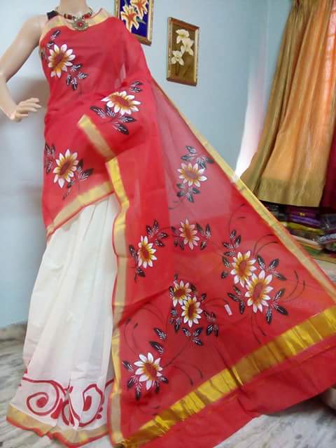 pj-sun-floral-hand-painted-kerala-cotton-saree-kcadi017