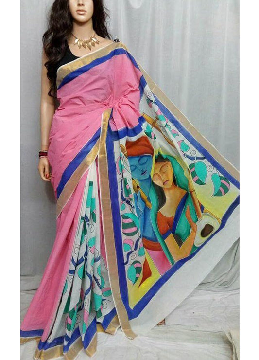 pj-men-women-hand-painted-kerala-cotton-saree-JA24A028