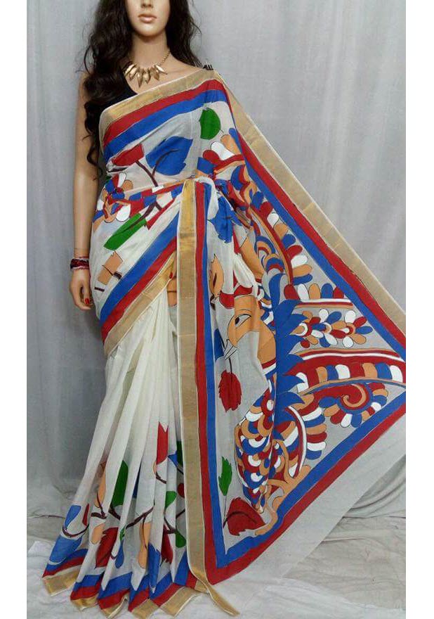 pj-floral-rangoli-hand-painted-kerala-cotton-saree-kcadi008