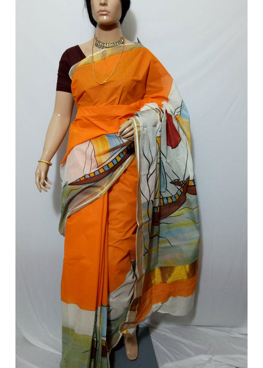 pj-hand-painted-kerala-cotton-saree-kcadi073