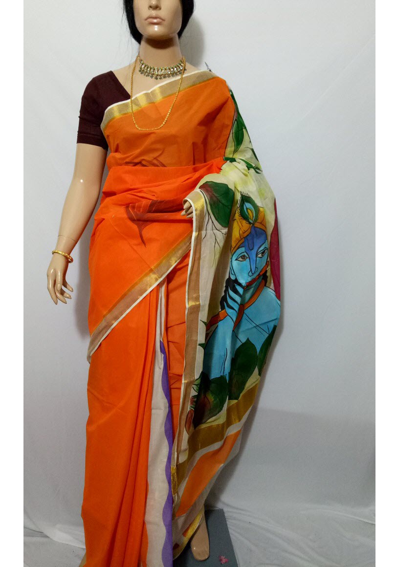 pj-hand-painted-kerala-cotton-saree-kcadi076