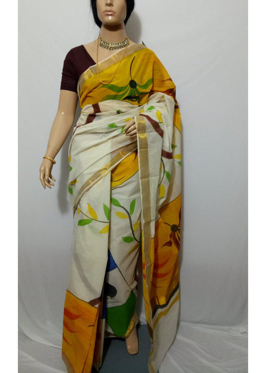 pj-hand-painted-kerala-cotton-saree-kcadi087