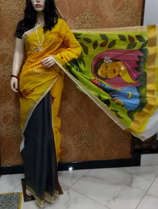 pj-hand-painted-kerala-cotton-saree-kcadi096